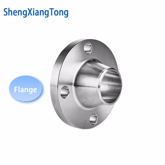 A105 ASME B16.5 FF RF Wn Acero al carbono Zócalo forjado Tubería de acero inoxidable Cuello de soldadura Wn Brida